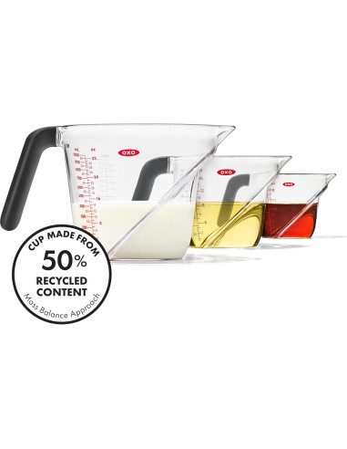 Set de Tazas Medidoras Anguladas OXO Good Grips 3 Piezas
