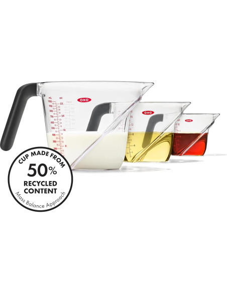 Set de Tazas Medidoras Anguladas OXO Good Grips 3 Piezas