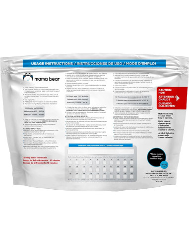 Bolsas Esterilizadoras Mama Bear - 10 Unidades - Libre de BPA