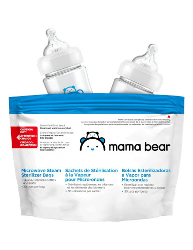 Bolsas Esterilizadoras Mama Bear - 10 Unidades - Libre de BPA