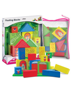 Bloques Flotantes Edushape para Baño - Juguete Unisex 30.5x9.5cm