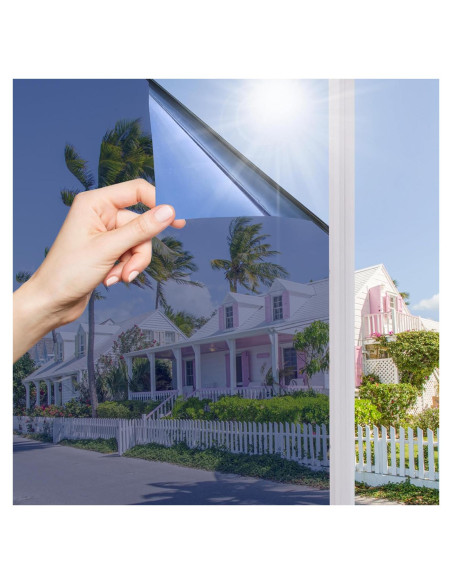 Película de Ventana Lmlpt 30x200 cm Azul Plata Autoadhesiva
