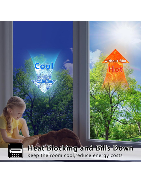 Película de Ventana Lmlpt 30x200 cm Azul Plata Autoadhesiva