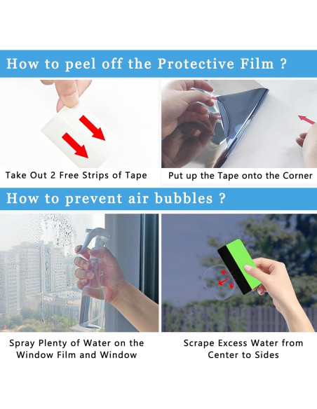 Película de Ventana Lmlpt 30x200 cm Azul Plata Autoadhesiva