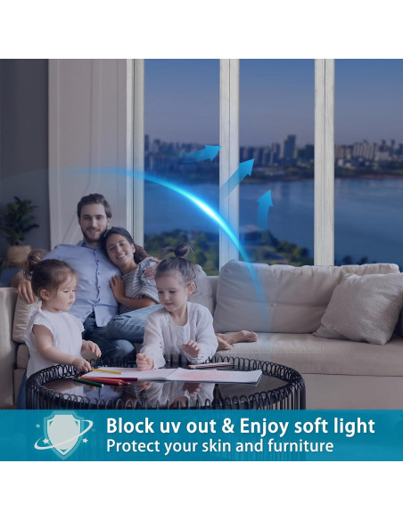 Película de Ventana Lmlpt 30x200 cm Azul Plata Autoadhesiva