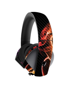 Piel de Fibra de Carbono MightySkins para Auriculares Alienware 7.1 - Humo Brillante