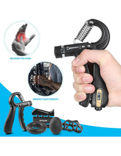 Kit de Fortalecedor de Agarre de Mano NIYIKOW - 5 Piezas 2