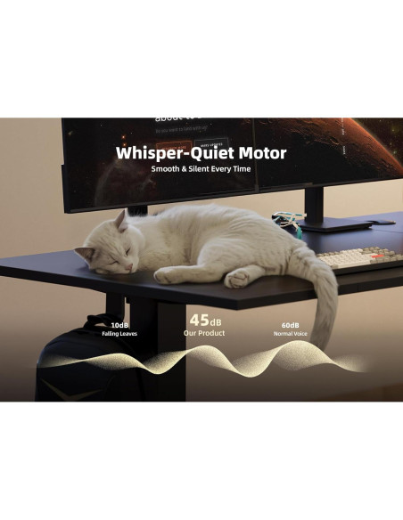 Escritorio de pie eléctrico ajustable Seang P4.01.001.0001 101.6x60.96cm