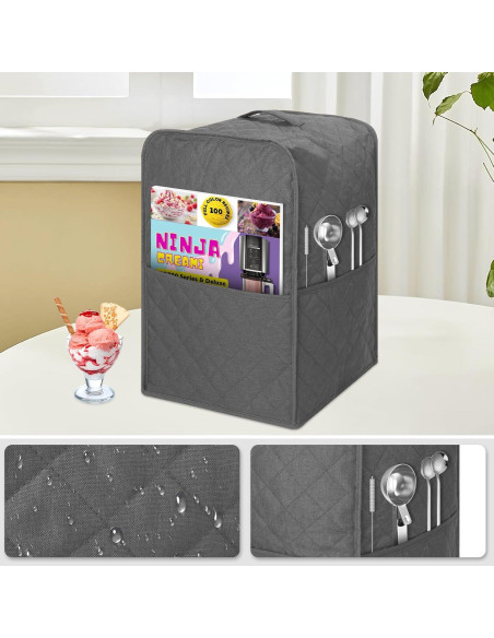 Cubierta de Polvo Ninja para Máquina de Helados Gris 300g