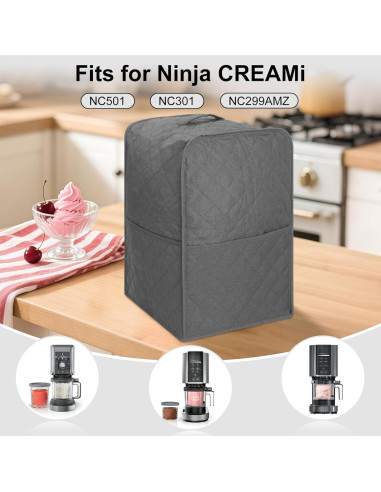 Cubierta de Polvo Ninja para Máquina de Helados Gris 300g