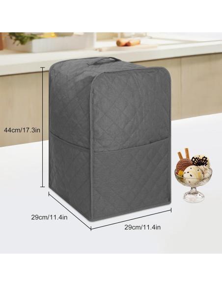 Cubierta de Polvo Ninja para Máquina de Helados Gris 300g