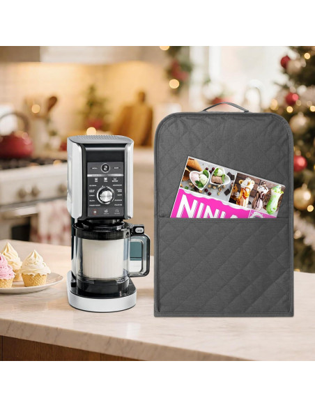 Cubierta de Polvo Ninja para Máquina de Helados Gris 300g