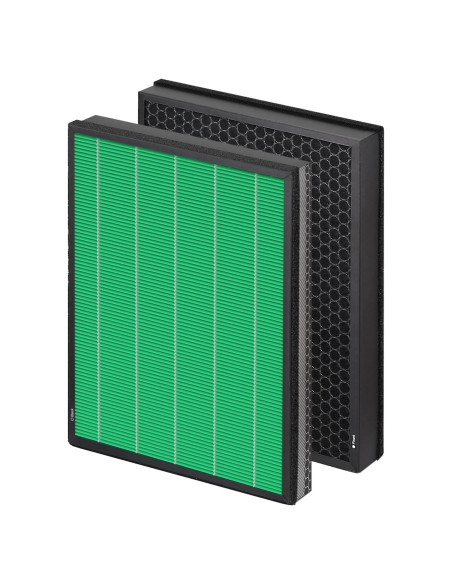 Filtro de Reemplazo HEPA y Carbón Smilyan AP-2015-FP para Coway Airmega 400