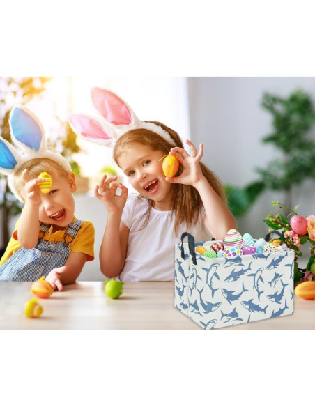 Cesta de Almacenamiento Plegable TIBAOLOVER Tiburón Bebé 38x25cm