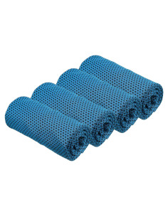 Toalla Enfriadora PATIKIL 101.6x30.5cm 4Pcs Azul Claro