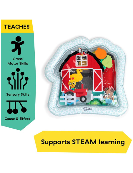 Alfombra de Agua Sensorial Baby Einstein Granja 58x58cm