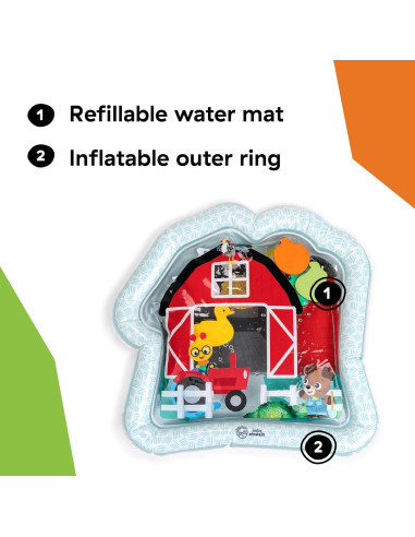 Alfombra de Agua Sensorial Baby Einstein Granja 58x58cm