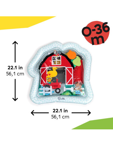 Alfombra de Agua Sensorial Baby Einstein Granja 58x58cm