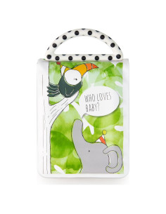 Álbum de Fotos Sassy Look Book para Bebé, 6 Páginas Resistentes