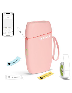 Impresora de Etiquetas Bluetooth Rongta R5 Portátil Rosa