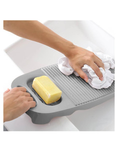 Tablón de Lavar Portátil LLpotata A-Gris 44.96x19.81cm