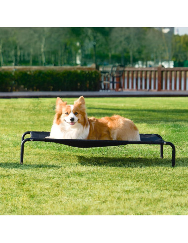 Cama Elevada para Perros EHEYCIGA Mediana 89x56 cm Impermeable