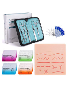 Kit de Práctica de Suturas Alcedo 32 Piezas para Estudiantes