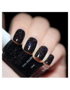 Esmalte de Uñas COSMOO Negro Brillante 12ml Vegano Secado Rápido