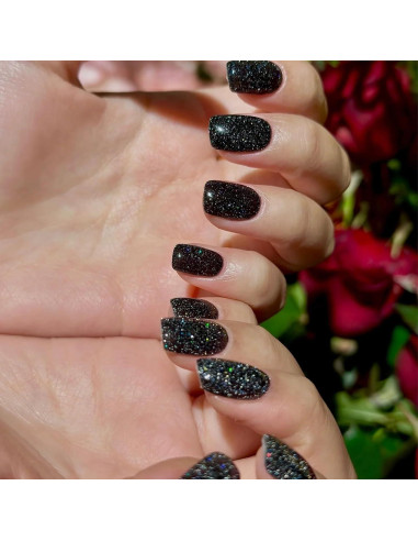 Esmalte de Uñas COSMOO Negro Brillante 12ml Vegano Secado Rápido