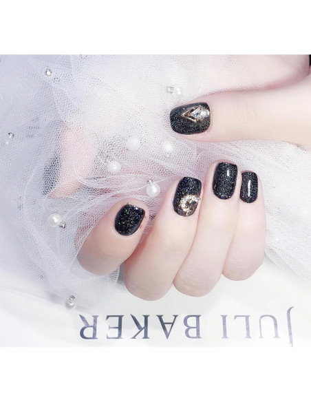 Esmalte de Uñas COSMOO Negro Brillante 12ml Vegano Secado Rápido