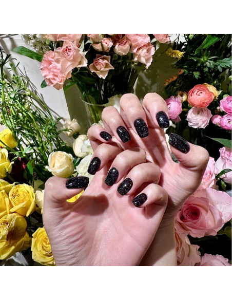 Esmalte de Uñas COSMOO Negro Brillante 12ml Vegano Secado Rápido