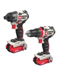 Kit Taladro y Destornillador Inalámbrico Porter Cable 20V