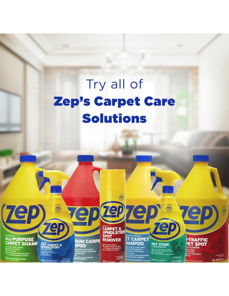Shampoo Concentrado para Alfombras Zep 1 Galón - Limpieza Profunda