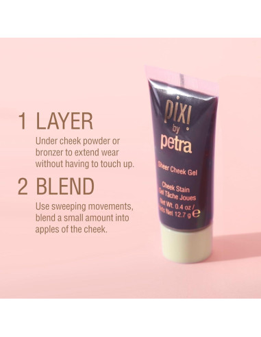 Gel de Rubor Hidratante Pixi Sheer 13.3 ml - Color Natural