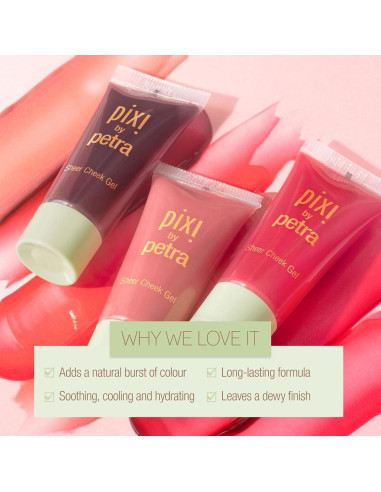 Gel de Rubor Hidratante Pixi Sheer 13.3 ml - Color Natural