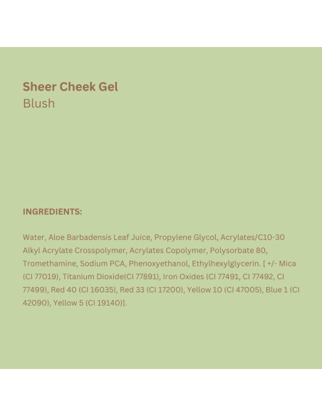 Gel de Rubor Hidratante Pixi Sheer 13.3 ml - Color Natural