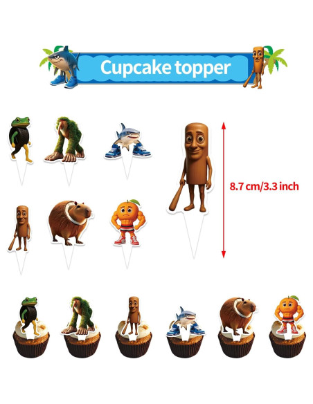 Conjunto de Decoraciones para Fiesta de Cumpleaños IVYQXG Tema Animales