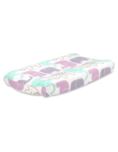 Funda de Cambiador The Peanut Shell Elefante Lila 81x40 cm