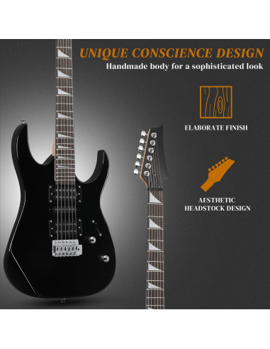Guitarra Eléctrica Ktaxon 170 Completa HSH con Accesorios