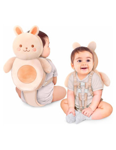 Protector de Cabeza para Bebé Little Family Conejo Beige