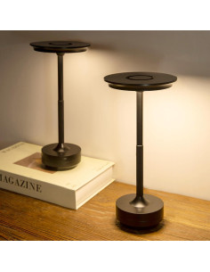 Lámpara de Mesa Inalámbrica LUSHARBOR 5200mAh Táctil 3 Colores 2