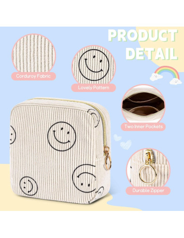 Bolsa de Almacenamiento para Toallas Sanitarias SIDESUGAR Rosa