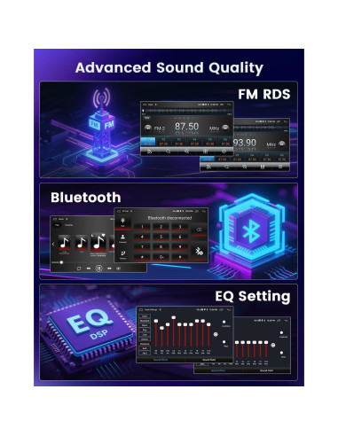 Estéreo Android 10.1" Hikity para Hyundai Tucson IX35 2010-2015