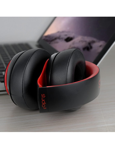Almohadillas de Reemplazo SoloWIT para Auriculares Beats Studio 2.0 y 3 - Negro