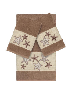 Juego de Toallas Khalpera Brilliance 3 Piezas Algodón Turco