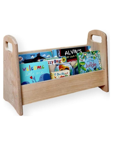 Estantería Montessori Kidodido Pequeña de Madera Natural