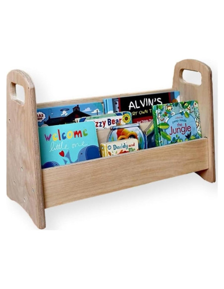 Estantería Montessori Kidodido Pequeña de Madera Natural