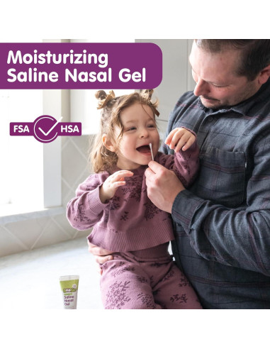 Gel Nasal Salino Boogie con Aloe, Alivia Narices Secas 1 Paquete