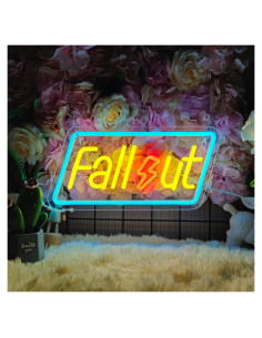 Letrero Neón LED Fallout IMEGINA 35.1x17 cm Decoración