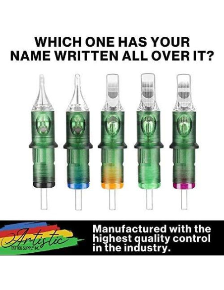 Agujas de Cartucho Liner Redondo 1207RLT Plus - 20 Unidades 0.35mm